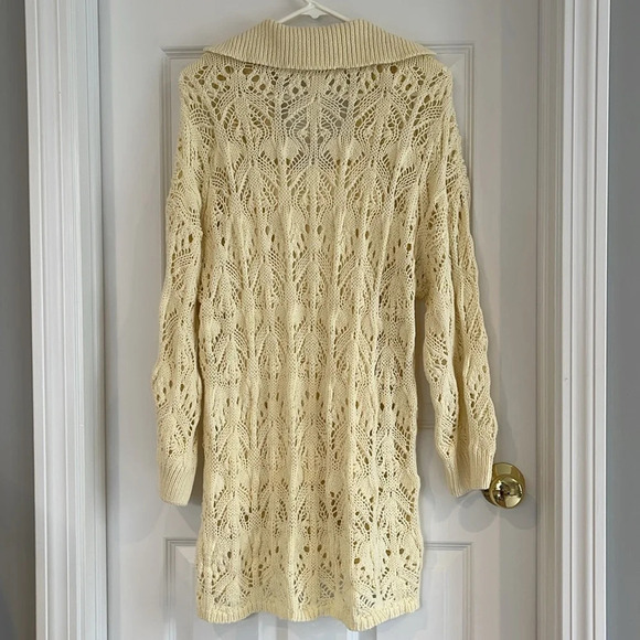 Free People Elton Crochet Mini Dress Size XS - Picture 3 of 12